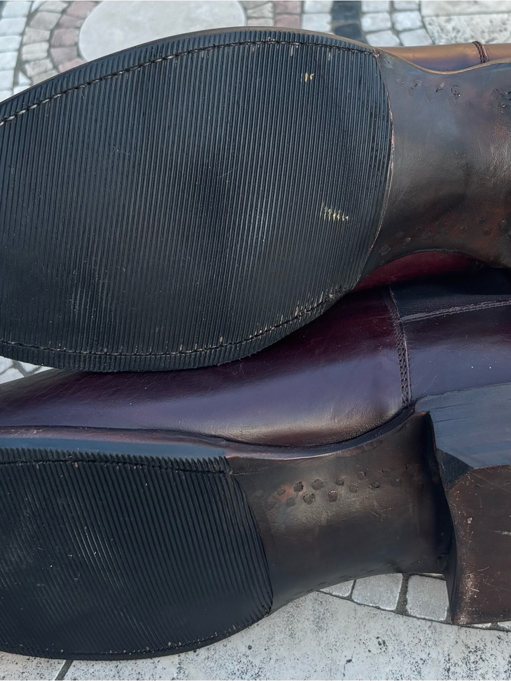 Lucchese Men's Chukka Boots in Burgundy Leather D11344 Size 10 - Picture 8 of 8
